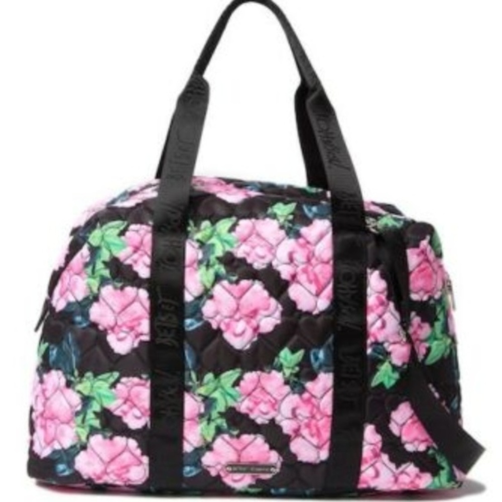 Betsey Johnson QUILTED FLORAL WEEKENDER
